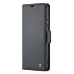 Läderfodral för Xiaomi Mi 11 Lite 4G / 5G / 11 Lite 5G NE CASEME 023 RFID-blockerande mobilskal med 3 kortplatser