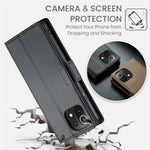 Läderfodral för Xiaomi Mi 11 Lite 4G / 5G / 11 Lite 5G NE CASEME 023 RFID-blockerande mobilskal med 3 kortplatser