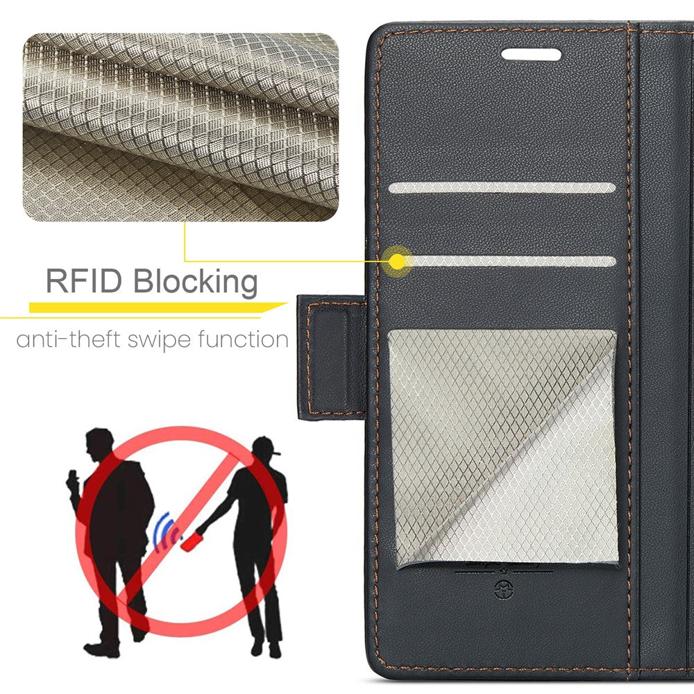 For Xiaomi 11T 5G / 11T Pro 5G Leather Case CASEME 023 RFID Blocking 3 Card Slot Mobile Cover