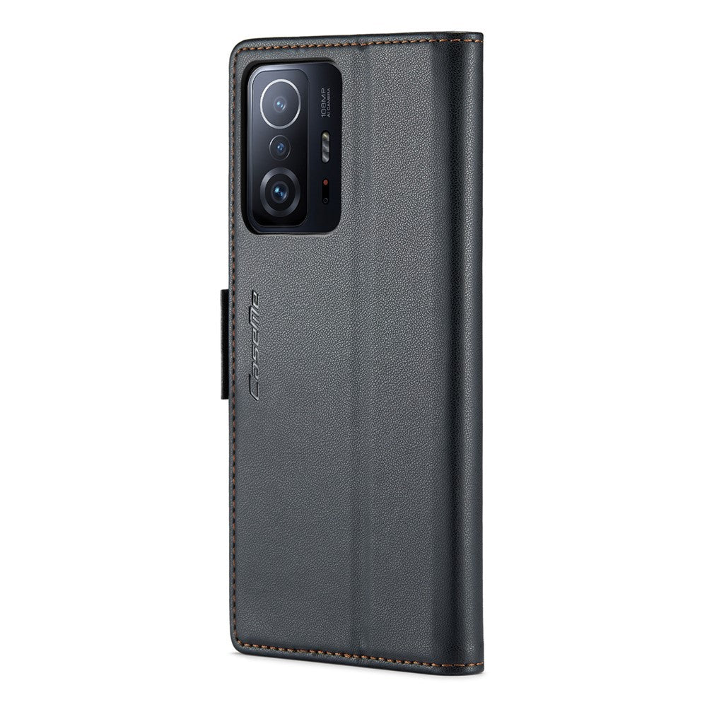 For Xiaomi 11T 5G / 11T Pro 5G Leather Case CASEME 023 RFID Blocking 3 Card Slot Mobile Cover
