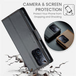 For Xiaomi 11T 5G / 11T Pro 5G Leather Case CASEME 023 RFID Blocking 3 Card Slot Mobile Cover