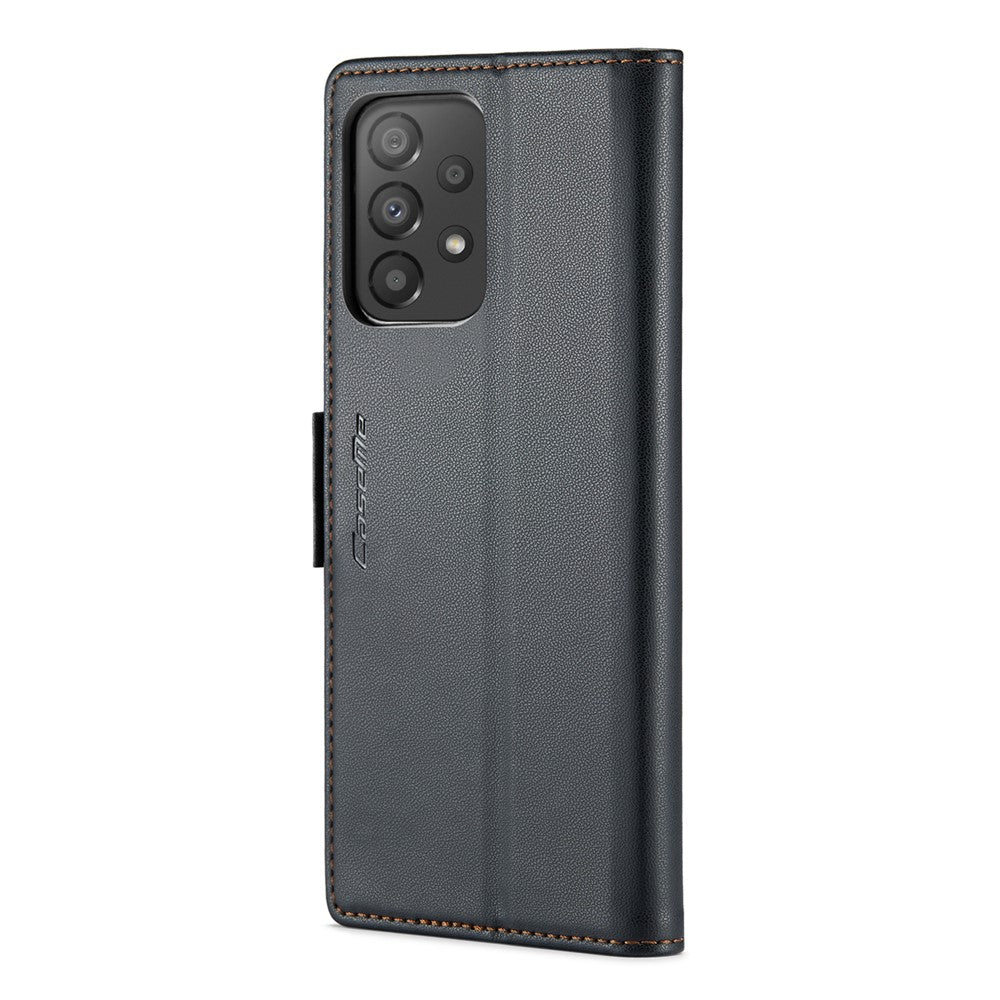For Samsung Galaxy A33 5G Leather Case CASEME 023 RFID Blocking 3 Card Slot Mobile Cover