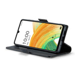 For Samsung Galaxy A33 5G Leather Case CASEME 023 RFID Blocking 3 Card Slot Mobile Cover