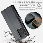 For Samsung Galaxy A33 5G Leather Case CASEME 023 RFID Blocking 3 Card Slot Mobile Cover