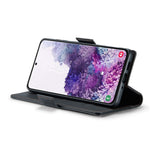 For Samsung Galaxy S20 4G / 5G Leather Case CASEME 023 RFID Blocking 3 Card Slot Mobile Cover