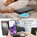 For Samsung Galaxy S20 4G / 5G Leather Case CASEME 023 RFID Blocking 3 Card Slot Mobile Cover