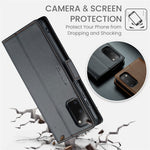 For Samsung Galaxy S20 4G / 5G Leather Case CASEME 023 RFID Blocking 3 Card Slot Mobile Cover
