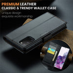 For Samsung Galaxy S20 4G / 5G Leather Case CASEME 023 RFID Blocking 3 Card Slot Mobile Cover