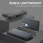 Xiaomi 12 5G / 12X 5G / 12S 5G Läderfodral CASEME 023 RFID-blockerande mobilskal med 3 kortplatser