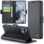 For Xiaomi 12T 5G / 12T Pro 5G / Redmi K50 Ultra Leather Case CASEME 023 RFID Blocking 3 Card Slot Mobile Cover