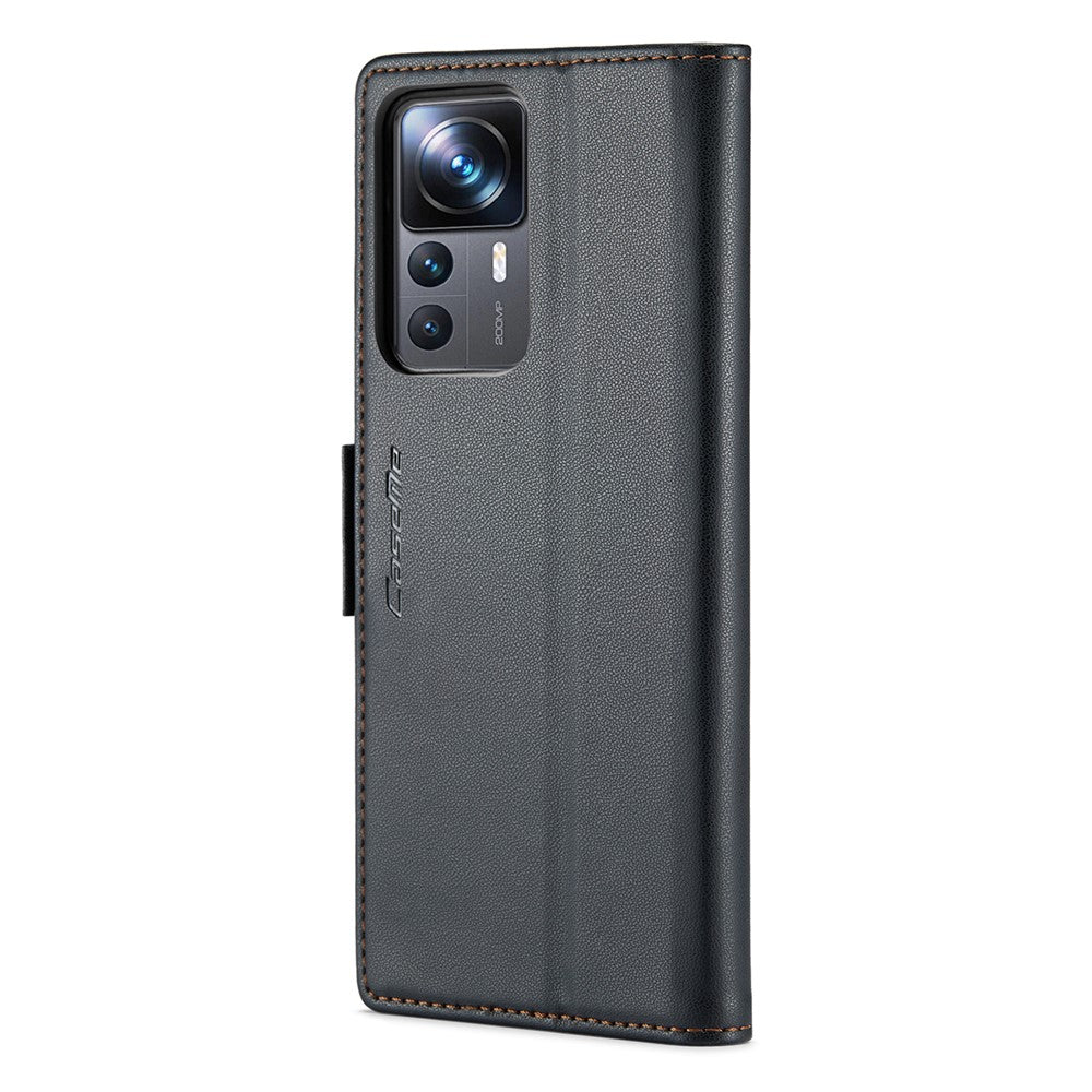 For Xiaomi 12T 5G / 12T Pro 5G / Redmi K50 Ultra Leather Case CASEME 023 RFID Blocking 3 Card Slot Mobile Cover