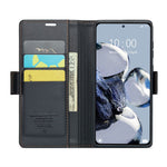 For Xiaomi 12T 5G / 12T Pro 5G / Redmi K50 Ultra Leather Case CASEME 023 RFID Blocking 3 Card Slot Mobile Cover