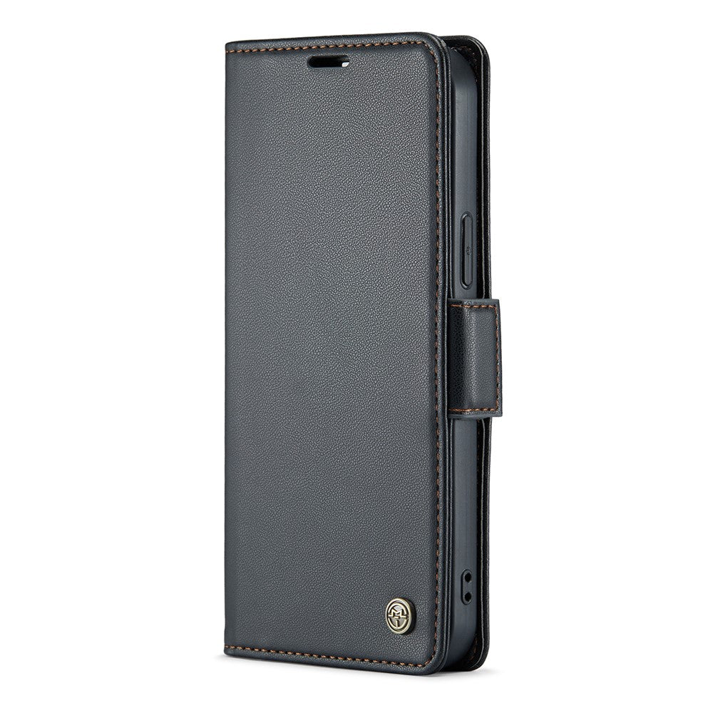For iPhone 12 Pro Max Leather Case CASEME 023 RFID Blocking 3 Card Slot Mobile Cover