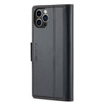 For iPhone 12 Pro Max Leather Case CASEME 023 RFID Blocking 3 Card Slot Mobile Cover