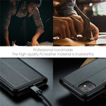 Til iPhone 11 lædercover CASEME 023 RFID-blokerende mobiltaske med 3 kortpladser