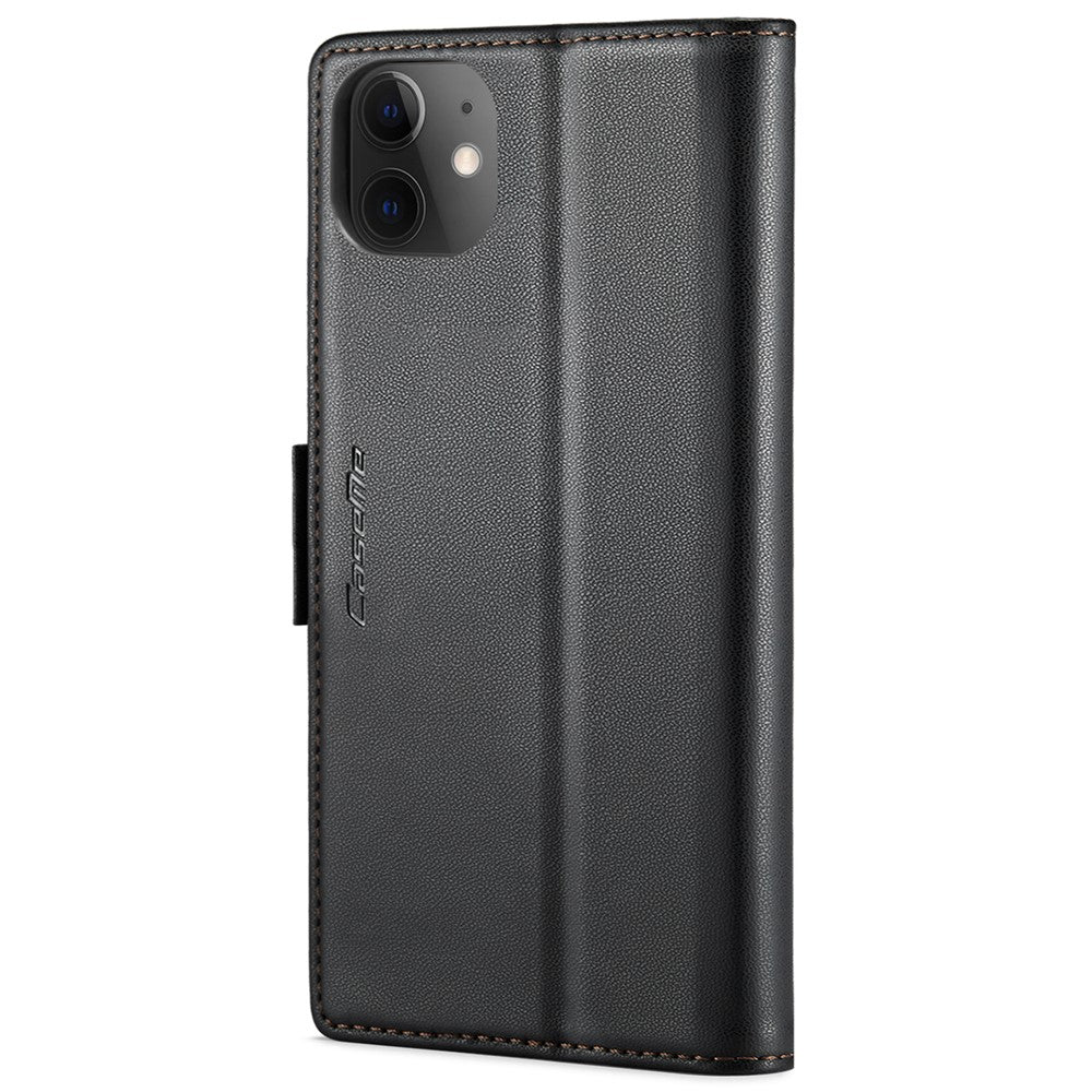 Til iPhone 11 lædercover CASEME 023 RFID-blokerende mobiltaske med 3 kortpladser