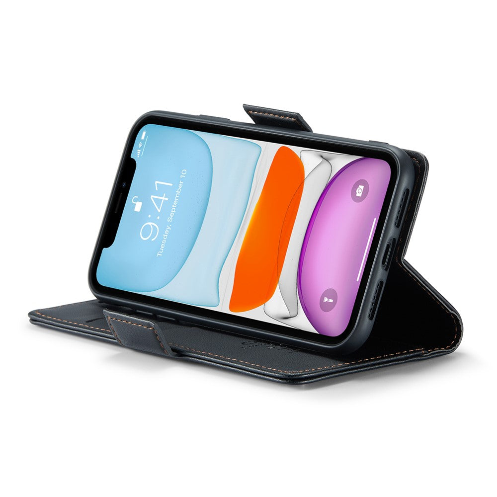 Til iPhone 11 lædercover CASEME 023 RFID-blokerende mobiltaske med 3 kortpladser