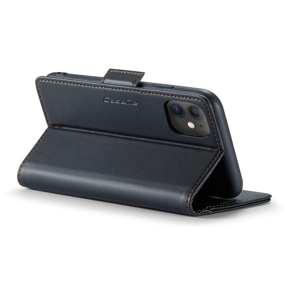 Til iPhone 11 lædercover CASEME 023 RFID-blokerende mobiltaske med 3 kortpladser