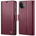 Til iPhone 11 lædercover CASEME 023 RFID-blokerende mobiltaske med 3 kortpladser