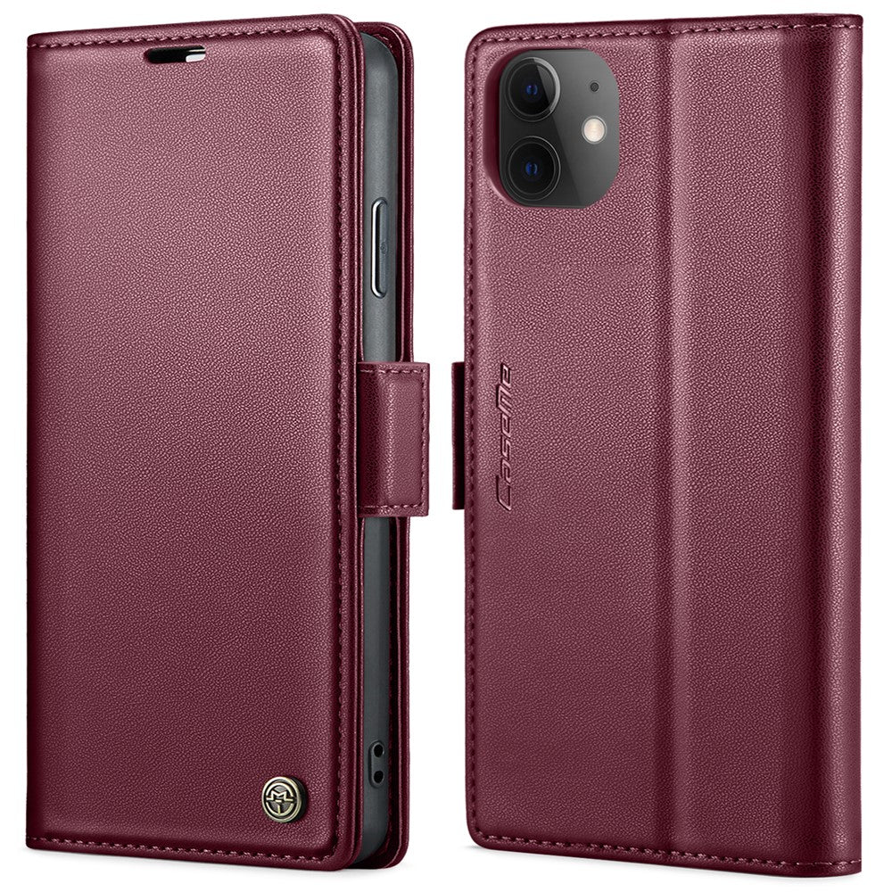 Til iPhone 11 lædercover CASEME 023 RFID-blokerende mobiltaske med 3 kortpladser