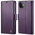Til iPhone 11 lædercover CASEME 023 RFID-blokerende mobiltaske med 3 kortpladser