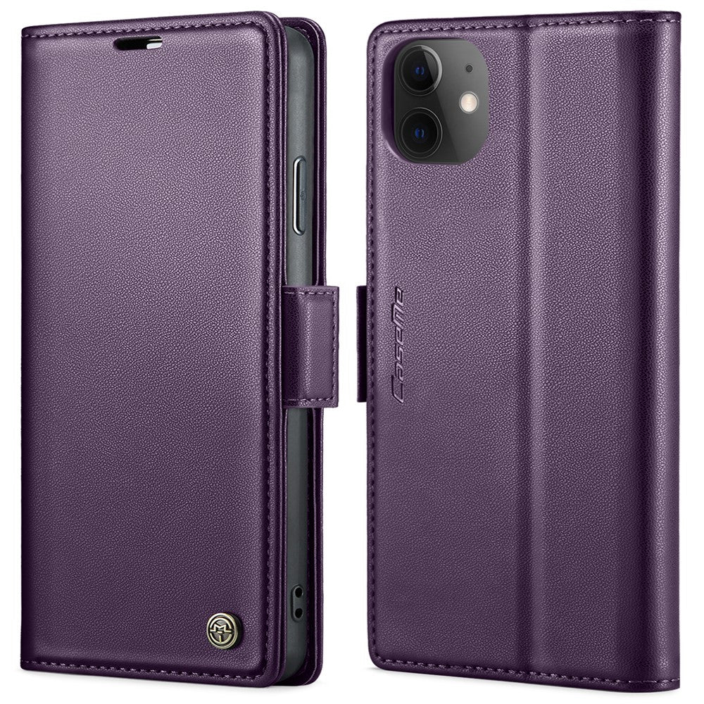 Til iPhone 11 lædercover CASEME 023 RFID-blokerende mobiltaske med 3 kortpladser