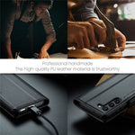 For Samsung Galaxy S23+ Leather Case CASEME 023 RFID Blocking 3 Card Slot Mobile Cover