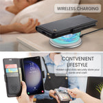 For Samsung Galaxy S23+ Leather Case CASEME 023 RFID Blocking 3 Card Slot Mobile Cover