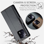 For Xiaomi 13 Leather Case CASEME 023 RFID Blocking 3 Card Slot Mobile Cover