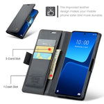 For Xiaomi 13 Pro 5G Leather Case CASEME 023 RFID Blocking 3 Card Slot Mobile Cover