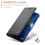 For Xiaomi 13 Pro 5G Leather Case CASEME 023 RFID Blocking 3 Card Slot Mobile Cover