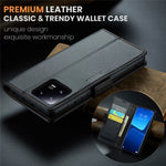For Xiaomi 13 Pro 5G Leather Case CASEME 023 RFID Blocking 3 Card Slot Mobile Cover