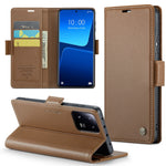 For Xiaomi 13 Pro 5G Leather Case CASEME 023 RFID Blocking 3 Card Slot Mobile Cover