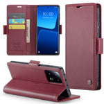 For Xiaomi 13 Pro 5G Leather Case CASEME 023 RFID Blocking 3 Card Slot Mobile Cover