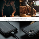 Til iPhone 11 Pro Max lædercover CASEME 023 med RFID-blokerende 3-korts slot mobilt cover