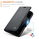 Til iPhone 11 Pro Max lædercover CASEME 023 med RFID-blokerende 3-korts slot mobilt cover