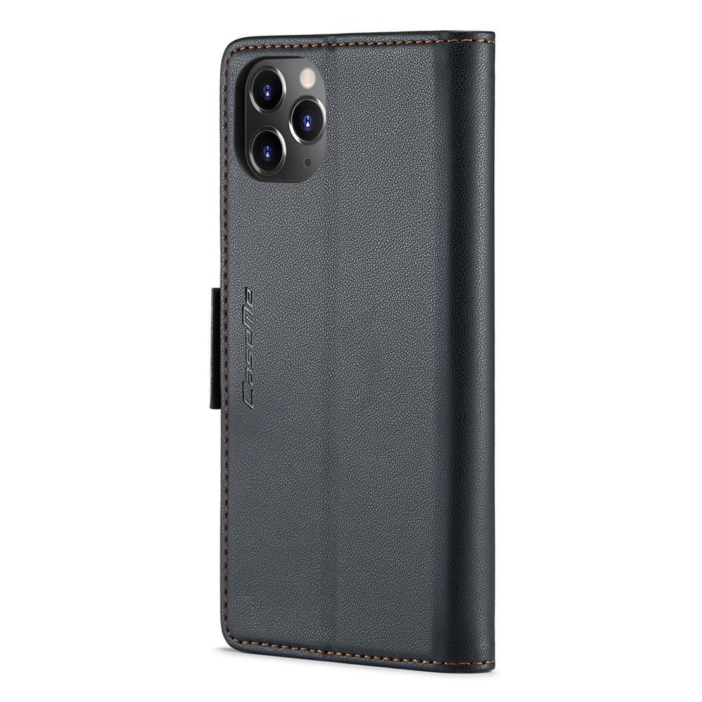 Til iPhone 11 Pro Max lædercover CASEME 023 med RFID-blokerende 3-korts slot mobilt cover