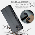 Til iPhone 11 Pro Max lædercover CASEME 023 med RFID-blokerende 3-korts slot mobilt cover