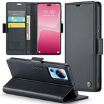 Xiaomi 13 Lite / Civi 2 5G Läderfodral CASEME 023 RFID-blockerande mobilskal med 3 kortplatser