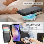 Til Samsung Galaxy A54 5G Lædercover CASEME 023 RFID-blokering 3 Kortlomme Mobilcover