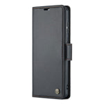 For Samsung Galaxy A73 5G Leather Case CASEME 023 RFID Blocking 3 Card Slot Mobile Cover