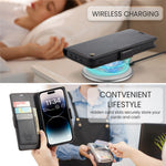 For iPhone 14 Pro Max Leather Case CASEME 023 RFID Blocking 3 Card Slot Mobile Cover