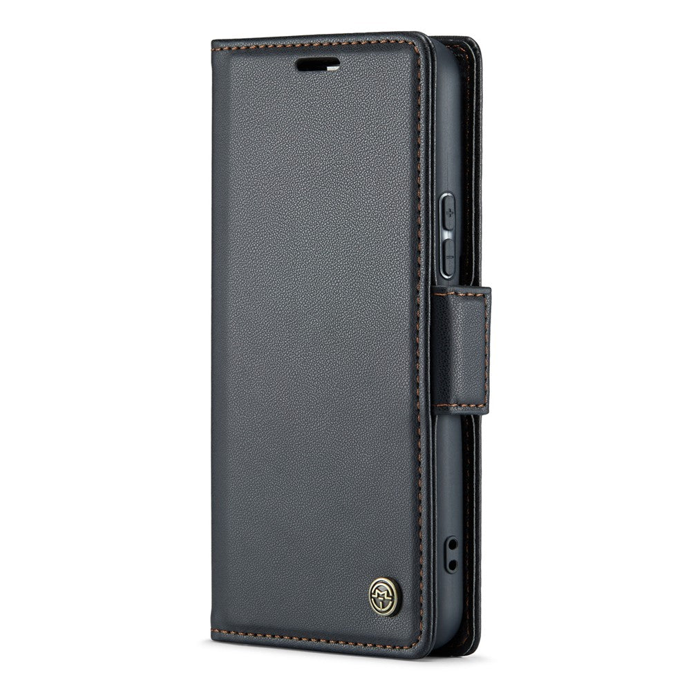 Læderetui til Samsung Galaxy S22+ 5G CASEME 023 RFID-blokerende mobilcover med 3 kortpladser