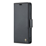 Til iPhone XS Max Lædercover CASEME 023 RFID-blokerende mobilcover med 3 kortlommer