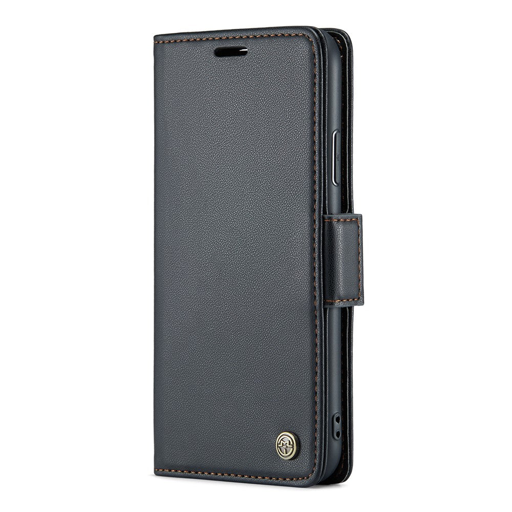 Til iPhone XS Max Lædercover CASEME 023 RFID-blokerende mobilcover med 3 kortlommer