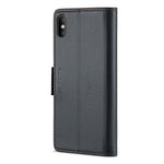 Til iPhone XS Max Lædercover CASEME 023 RFID-blokerende mobilcover med 3 kortlommer