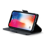 Til iPhone XS Max Lædercover CASEME 023 RFID-blokerende mobilcover med 3 kortlommer