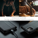 For iPhone 12 / 12 Pro Leather Case CASEME 023 RFID Blocking 3 Card Slot Mobile Cover