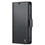 For iPhone 12 / 12 Pro Leather Case CASEME 023 RFID Blocking 3 Card Slot Mobile Cover