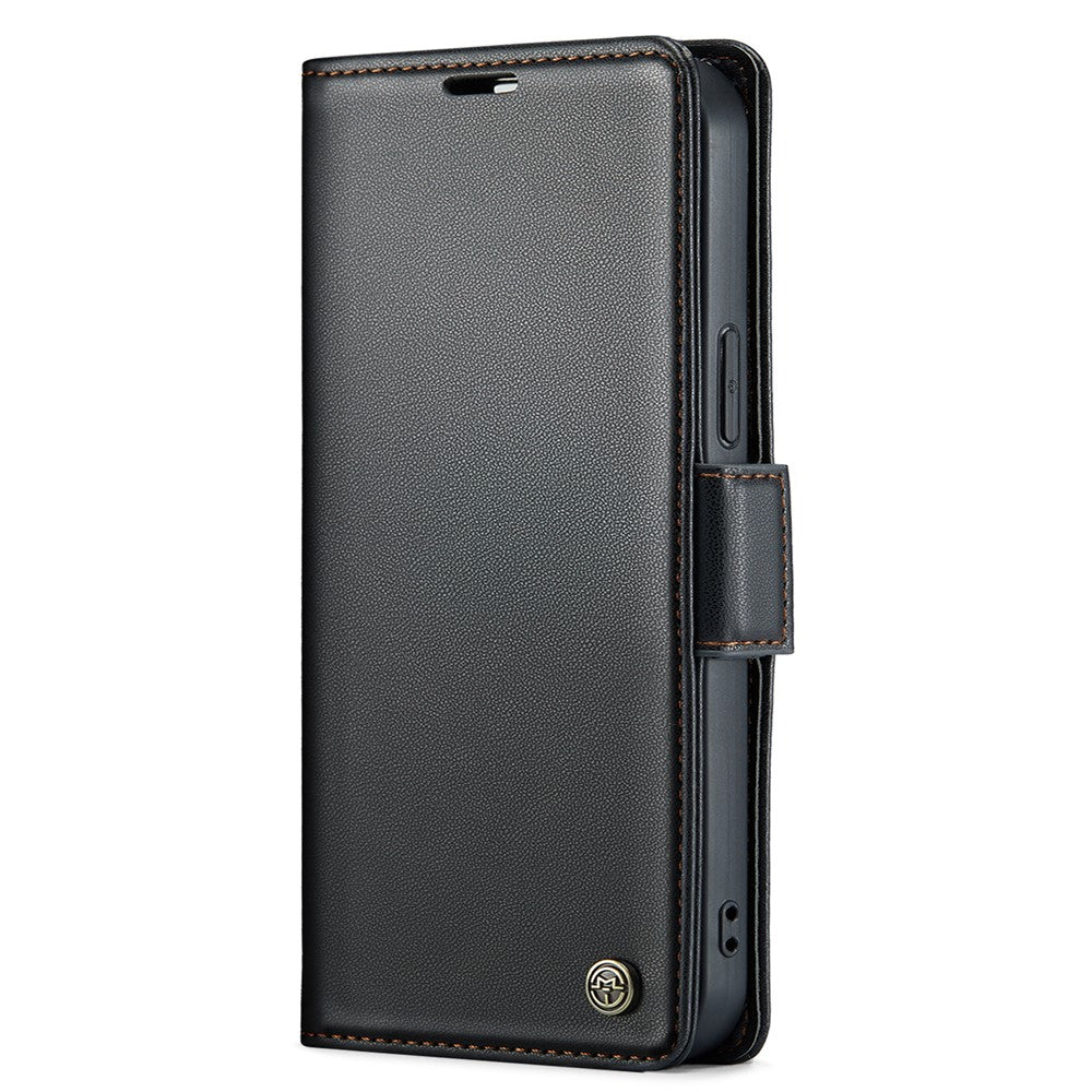 For iPhone 12 / 12 Pro Leather Case CASEME 023 RFID Blocking 3 Card Slot Mobile Cover